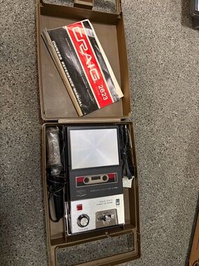 Craig Portable Cassette Player Recorder in Black and Silver *untested